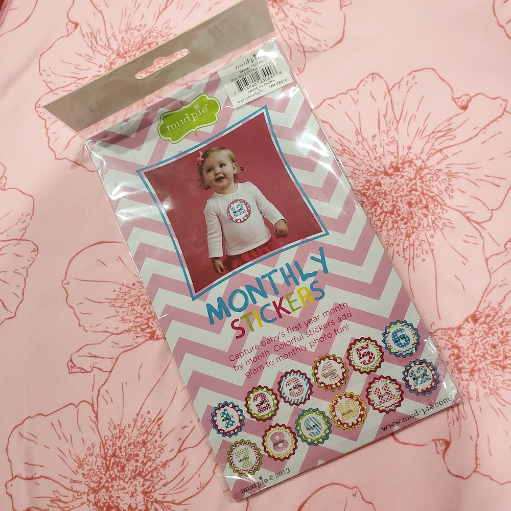 Baby Girl Monthly Belly Stickers